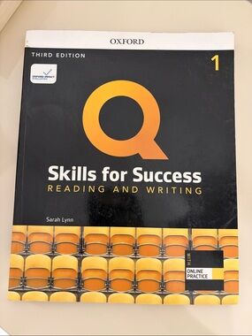 Oxford Skills for Success Reading and Writing — Black & Yellow Cover